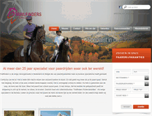 Tablet Screenshot of horseholiday.com